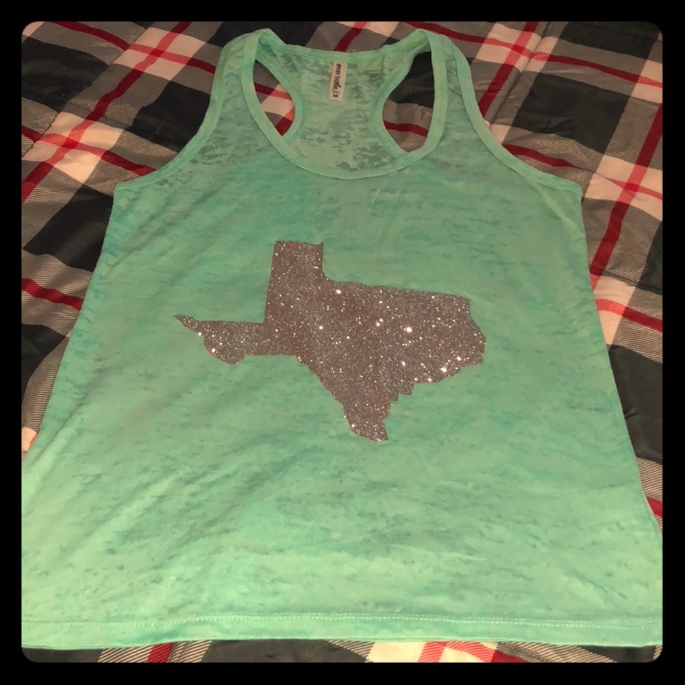 Mint workout tank -Texas